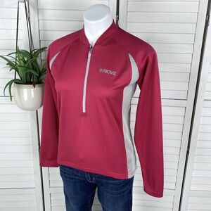 Proviz Classic Long Sleeve Top Pink Running Cycling Shirt UPF Size‎ UK 10 US 6